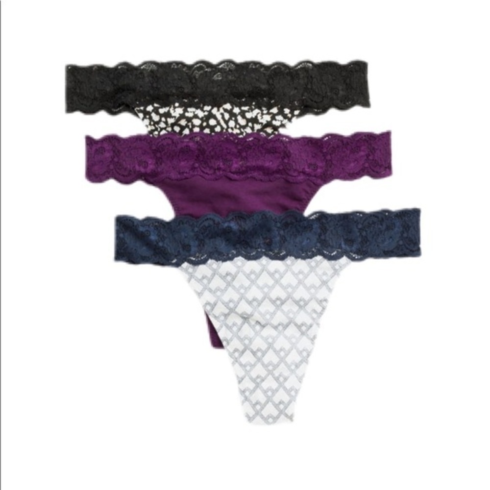 COSABELLA Hannah Plus Size Thongs 3-Pack